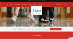 Desktop Screenshot of jfdance.com