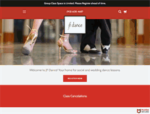 Tablet Screenshot of jfdance.com